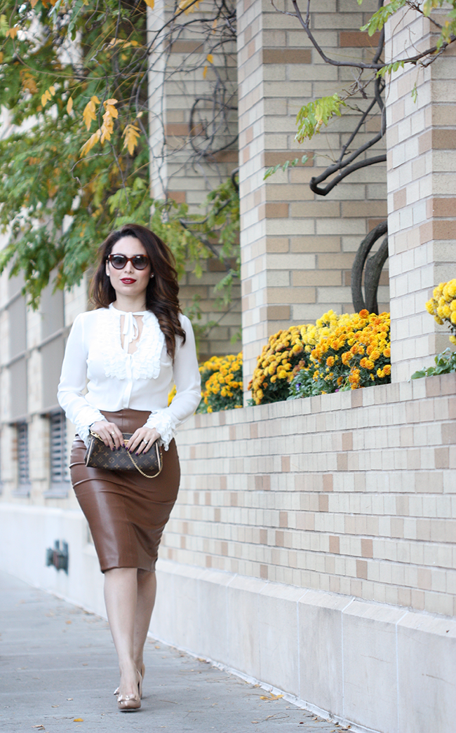 How To Wear A Pencil Skirt + New Blog Design! - We Shop in Heels